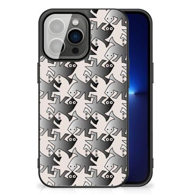 iPhone 13 Pro Dierenprint Telefoonhoesje Salamander Grey