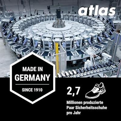Atlas Werkschoen Alu-tec 735 2.0 XP Hoog S3 | Zwart | Maat 38 - 00.012.142.38