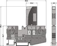 Phoenix 712314 klem met thermoschakelaar TCP 10A - thumbnail