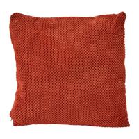 Sierkussen blokje - terra - 45x45 cm - thumbnail