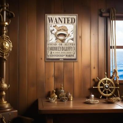 Poster One Piece - Wanted Luffy Wano 61x91,5cm Poster One Piece - Wanted Luffy Wano 61x91,5cm