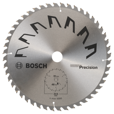 Bosch Accessoires Cirkelzaagblad Precision Ø315 3,2mm T48 - 2609256937 Bosch Accessoires Cirkelzaagblad Precision Ø315 3,2mm T48 - 2609256937