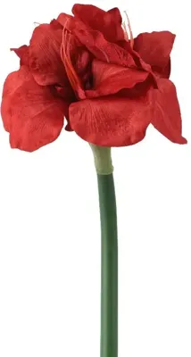 Everlands kunsttak poinsettia 60cm rood