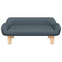 VidaXL Hondenmand 70x40x24 cm stof donkergrijs - thumbnail