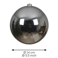 Kerstballen kunststof d14 cm ijsblw Decoris - Decoris - thumbnail