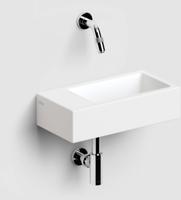 Clou Flush 3 fontein 36x18cm zonder kraangat links mat wit ker. CL/03.02033 - thumbnail