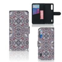 Xiaomi Mi A3 | Bookcase | Flower Tiles | Portemonnee hoesje - thumbnail