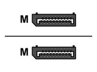 ACT AK3978 4K DisplayPort kabel | Male/Male | Power Pin 20 aangesloten | Zwart | 1 meter - thumbnail