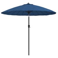 Parasol met aluminium paal 270 cm azuurblauw - thumbnail