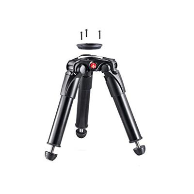 Manfrotto MVT535HH Hi-Hat 535 Aluminium Video Statief met halve schaal (75 mm) incl. Adapter voor 60 mm