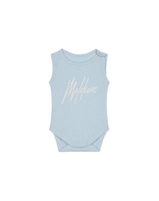 Malelions Baby Bodysuit Baby LichtBlauw - Maat 3 maanden - Kleur: Blauw | Soccerfanshop