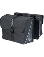Dubbele fietstas Basil Forte 35 liter 41 x 15 x 34 cm - zwart - thumbnail