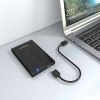 Externe Harde Schijf Aisens ASE-2527B Zwart - thumbnail