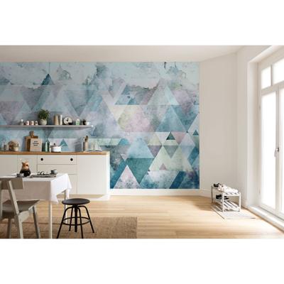 Noordwand Komar Pure Fotobehang Triangles Blue - P018A-VD4