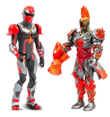 Playset Gormiti GORMITI - Scion and Gormiti associated Fire - Zane and Fireon 15 cm