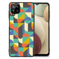 Samsung Galaxy A12 Back Case Funky Retro - thumbnail