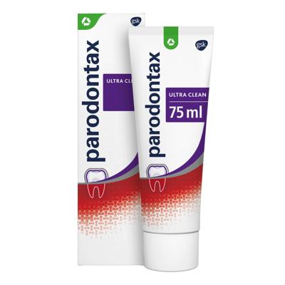Parodontax Ultra clean tandpasta 75 Milliliter Parodontax Ultra clean tandpasta 75 Milliliter