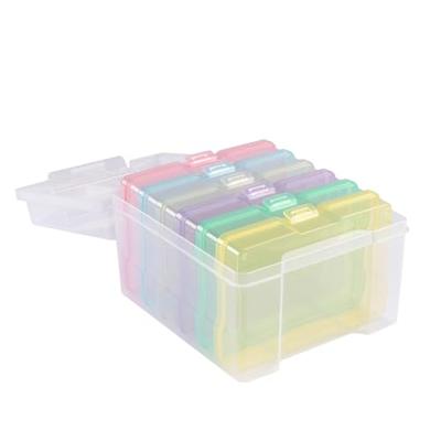 Vaessen Creative • opbergbox met 6 cassettes pastel