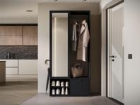 Vestiaire DAFFY 1 deur grafiet - thumbnail