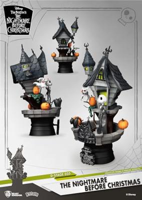 Nightmare before Christmas D-Stage PVC Diorama Jack's Haunted House 15 cm - thumbnail