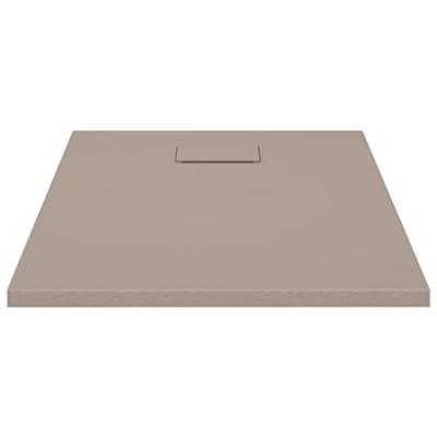 Douchebak 90x70 cm SMC bruin