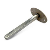 De Oude Deurklink Slotstift met montageplaat - thumbnail
