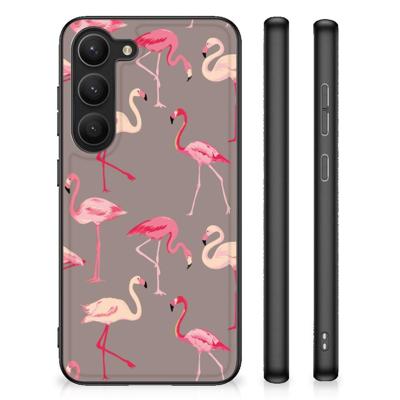 Samsung Galaxy S23 Dierenprint Telefoonhoesje Flamingo Samsung Galaxy S23 Dierenprint Telefoonhoesje Flamingo