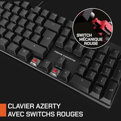 Gamingtoetsenbord - Mechanisch - Nova Gaming - Hercule - Bedraad - RGB LED