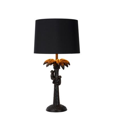 Lucide EXTRAVAGANZA COCONUT - Tafellamp - Ø 30,5 cm - 1xE27 - Zwart