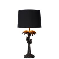 Lucide EXTRAVAGANZA COCONUT - Tafellamp - Ø 30,5 cm - 1xE27 - Zwart - thumbnail