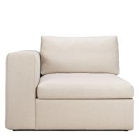 Ethnicraft Modulaire Bank 'Mellow' Hoek Arm Rechts, kleur Off White - thumbnail