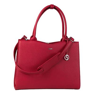 Socha Business bag Midi, 14" laptop bag for women -Cherry Red