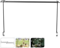 Decoratiestang met tafelklem dubbel verstelbaar 98 x 140 tot 250 - thumbnail