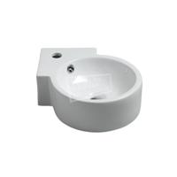 Wiesbaden Atlas hoekfontein 44 x 27,5 x 12 cm keramiek glans wit 32.3490 - thumbnail