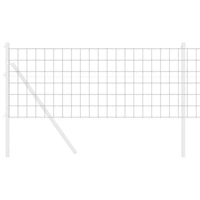VidaXL Euro hek grijs 0,6 x 25 m pvc-gecoat ijzer VidaXL Euro hek grijs 0,6 x 25 m pvc-gecoat ijzer