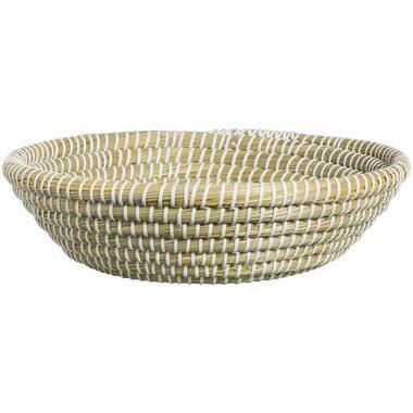 Mand Noos - wit/groen - Ø35 cm