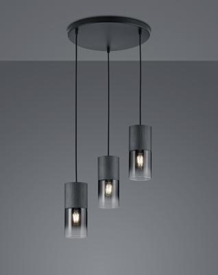 Trio Design hanglampRobin vide 3-lichts - 310630332