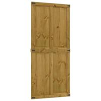 VidaXL Schuifdeur corona 100x210 cm massief grenenhout - thumbnail