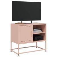 Tv-meubel 68x39x60,5 cm staal roze - thumbnail