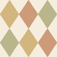 Dutch Wallcoverings Langtan - Kalas Yellow/Red/Green - Geel/Rood/Groen - thumbnail