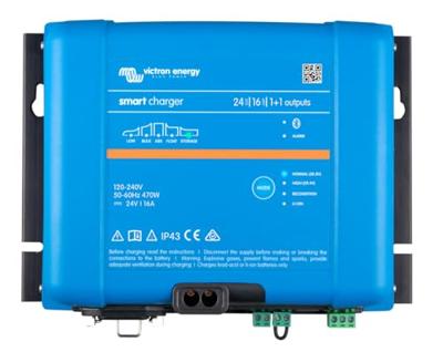 Victron Energy Phoenix Smart IP43 Charger 24/16 (1+1) 120-240V Loodaccu-lader Laadstroom (max.) 16 A