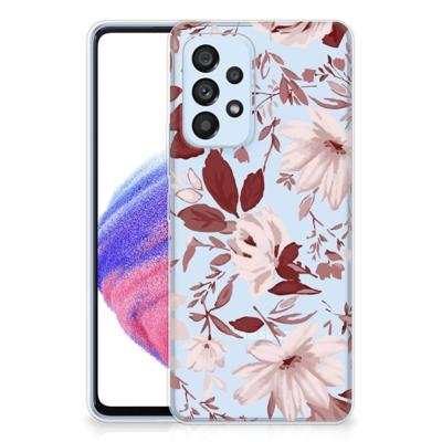 Smartphone hoesje Samsung Galaxy A53 5G Watercolor Flowers Smartphone hoesje Samsung Galaxy A53 5G Watercolor Flowers