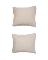 HEMA Kussenslopen 60x70cm satijn zand (zand) - thumbnail
