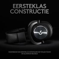 Logitech Gaming G Pro X Over Ear headset Kabel 7.1 Surround Zwart Ruisonderdrukking (microfoon), Noise Cancelling Volumeregeling, Microfoon uitschakelbaar - thumbnail
