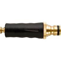 Polet sproeilans brass regelbaar softtouch blister