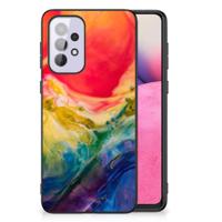 Kleurrijke Telefoonhoesje Samsung Galaxy A33 5G Watercolor Dark - thumbnail