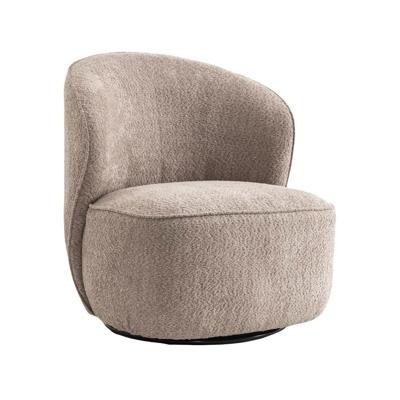 Tower Living Draaifauteuil 'Belvi' Chenille, kleur Oud Roze