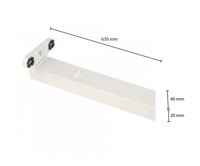 Dubbele led TL armatuur | IP22 | 60cm | Wit | ThatsLed - thumbnail