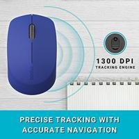 Rapoo M100 Silent Stille Multimodus Draadloze Optische Muis Blauw - thumbnail