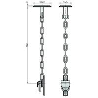 Basi 1620-0000 Roostervergrendeling Zilver - thumbnail